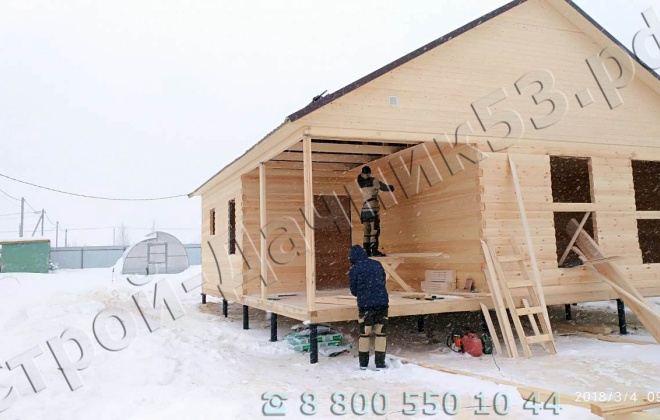 4 Брусовой дом ОД-11, 9×9, 81 м², Московская область, Раменский район, село Заворово (7)